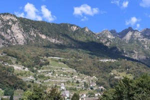 town of Chiavenna, Italy