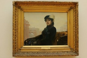 "Portrait of an unknown woman" the master piece of Russian art in Tretyakov gallery