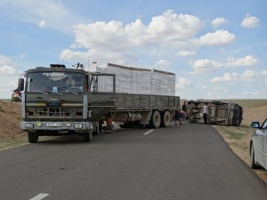 accident on the road