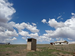 outdoor toilet