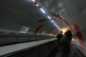 high speed escalator