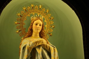 ベツレヘムの教会にあったマリア像